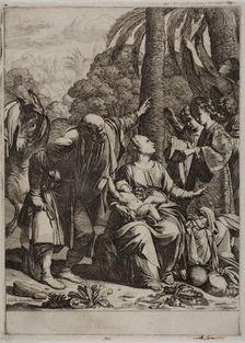 Rest on the Flight into Egypt, 1620/30. Creator: Jean Leclerc