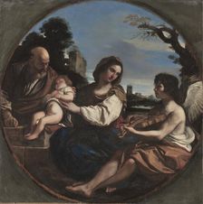 Rest on the Flight into Egypt, 1624. Creator: Guercino (Italian, 1591-1666)
