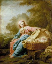 Rest on the Flight into Egypt 1756. Artist: Jean Bernard Restout
