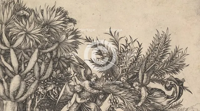 Rest on the Flight into Egypt, ca. 1435-1491. Creator: Martin Schongauer.