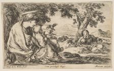 Rest on the Flight into Egypt, ca. 1641. Creator: Stefano della Bella