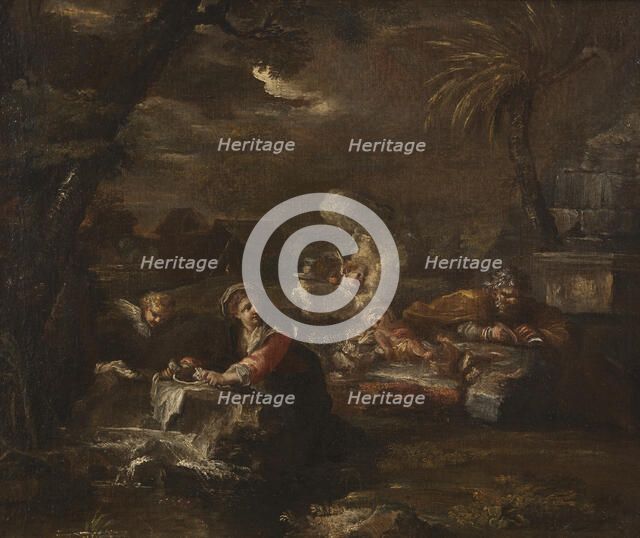 Rest on the Flight into Egypt. Creator: Giovanni Battista Pace.