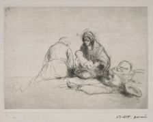 Rest on the Flight into Egypt. Creator: Jean Louis Forain (French, 1852-1931)