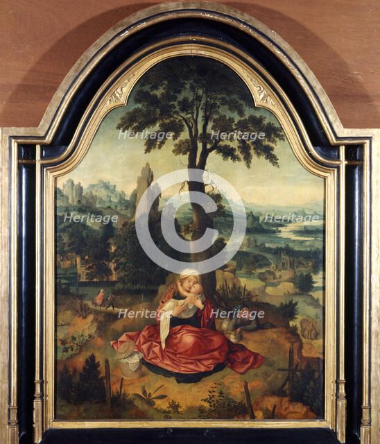 Rest on the Flight into Egypt, between 1500 and 1550. Creator: Joachim Patinir.