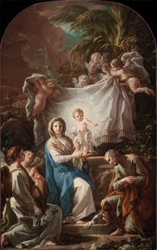 Rest on the Flight into Egypt, between 1764 and 1765. Creator: Corrado Giaquinto