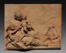 Rest on the Flight into Egypt, c. 1700-1710. Creator: Giuseppe Mazza (Italian, 1653-1741)