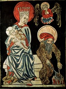 Rest on the Flight into Egypt c1410. Artist: German Master