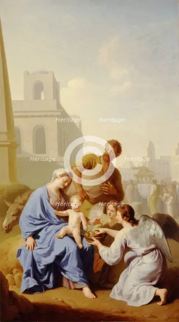 Rest on the Flight into Egypt, c1715. Creator: Henri Antoine de Favannes.