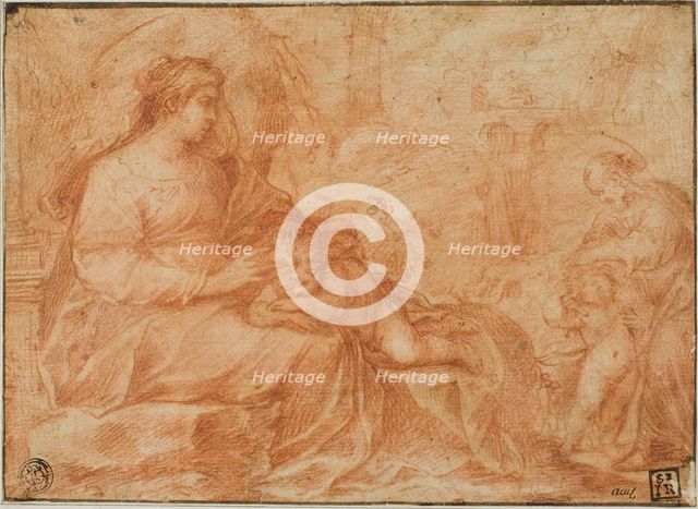 Rest on the Flight Into Egypt, n.d. Creator: Giulio Cesare Procaccini.