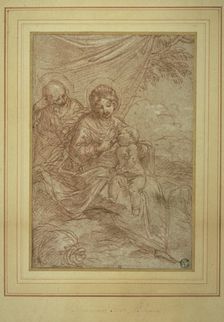 Rest on the Flight into Egypt, n.d. Creator: Flaminio Torre