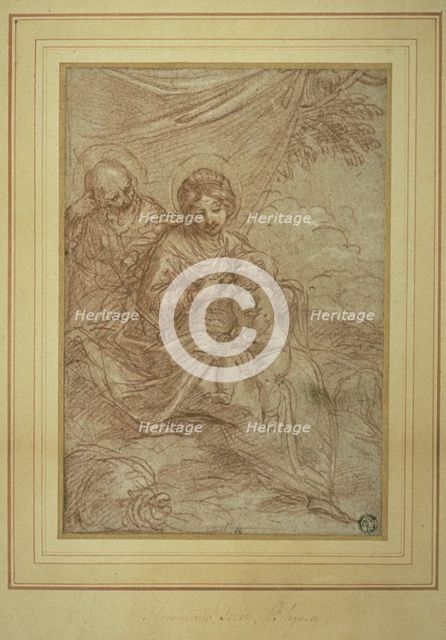 Rest on the Flight into Egypt, n.d. Creator: Flaminio Torre.