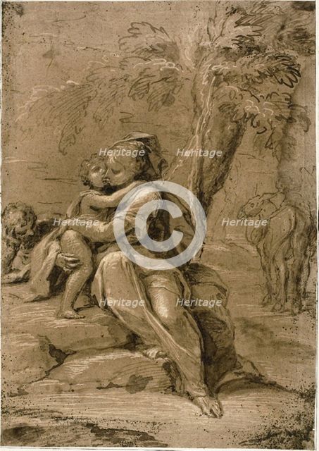 Rest on the Flight into Egypt, n.d. Creator: Sigismondo Caula.