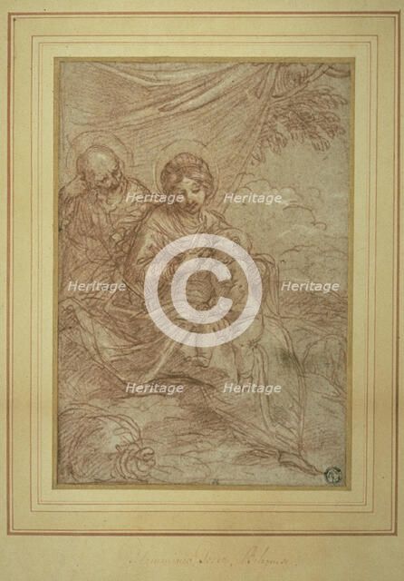 Rest on the Flight into Egypt, n.d. Creator: Flaminio Torre.