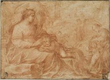 Rest on the Flight Into Egypt, n.d. Creator: Giulio Cesare Procaccini