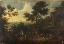Rest on the road, between 1674 and 1717. Creator: Adriaen Frans Boudewyns