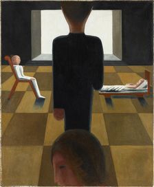 Rest room, 1925. Creator: Schlemmer, Oskar (1888-1943)