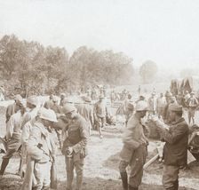 Rest stop, Genicourt, northern France, c1914-c1918
