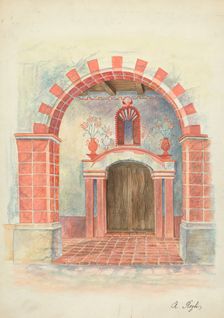 Restoration Drawing, 1935/1942. Creator: A. Regli