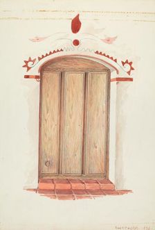 Restoration Drawing, 1936. Creator: Robert W.R. Taylor