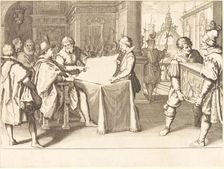 Restoration of the Duomo, Florence, c. 1614. Creator: Jacques Callot