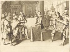 Restoration of the Duomo, Florence, c. 1614. Creator: Jacques Callot