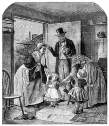 "Restored", by J. Clark, 1862. Creator: Unknown