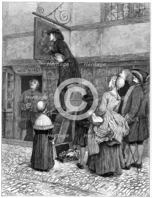 'Restoring the Sign', 1873.Artist: T Green