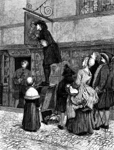 "Restoring The Sign" by T. Green, 1873. Creator: Unknown