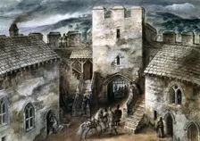 Restormel Castle, 14th century, (c1960s). Artist: Alan Ernest Sorrell