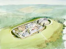 Restormel Castle, 14th century, (c1990-2010). Artist: Terry Ball