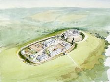Restormel Castle, 14th century, (c1990-2010). Artist: Terry Ball