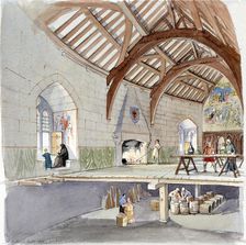 Restormel Castle, c14th century, (c1990-2010). Artist: Terry Ball