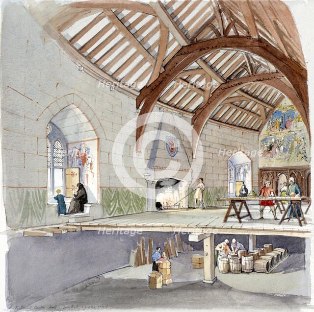 Restormel Castle, c14th century, (c1990-2010). Artist: Terry Ball.