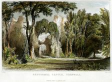 Restormel Castle, Restormel, Lostwithiel, Cornwall, c1830. Creator: Thomas Allom