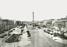 Restauradores Square, Lisbon, Portugal, 1895. Creator: W & S Ltd