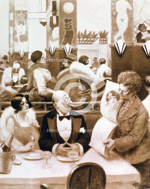 'Restaurant', 1873-1942. Artist: Albert Guillaume