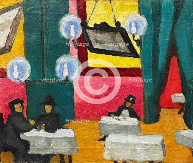 Restaurant, 1911. Creator: Rozanova, Olga Vladimirovna (1886-1918).