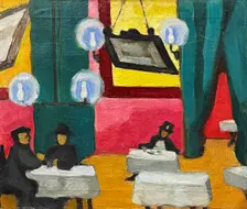 Restaurant, 1911. Creator: Rozanova, Olga Vladimirovna (1886-1918)