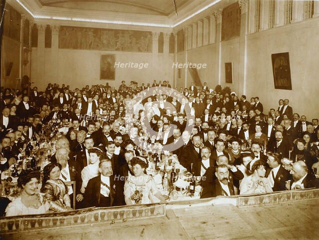 Restaurant, House of the Association of Literature and Arts, Russia, 1910s. Artist: Unknown
