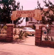 Restaurant, Sagone, Corsica, c1955. Creator: Arthur Charles Kirby Ware