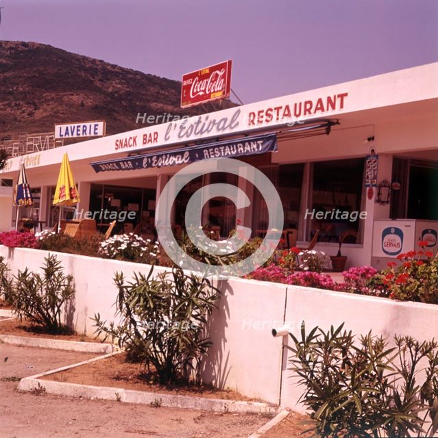 Restaurant, Sagone, Corsica, c1955. Creator: Arthur Charles Kirby Ware.
