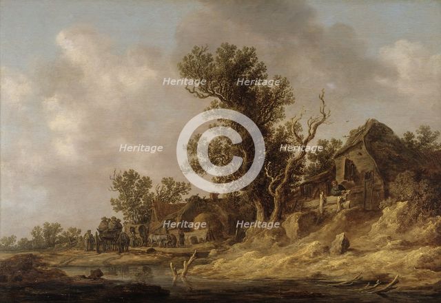 Resting at a Tavern. Creator: Jan van Goyen.