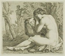 Resting Bacchante, c. 1790. Creator: Johann August Nahl the younger
