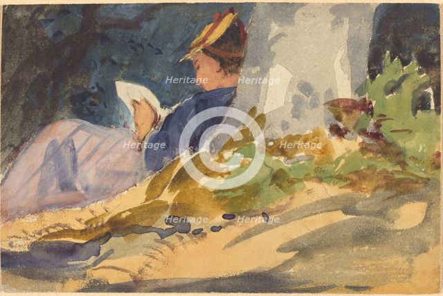 Resting, c. 1880-1890. Creator: John Singer Sargent.