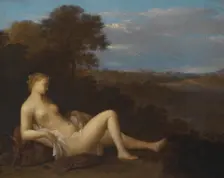 Resting Diana, 1660. Creator: Toussaint Gelton