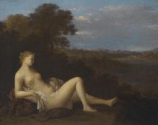 Resting Diana, 1660. Creator: Toussaint Gelton