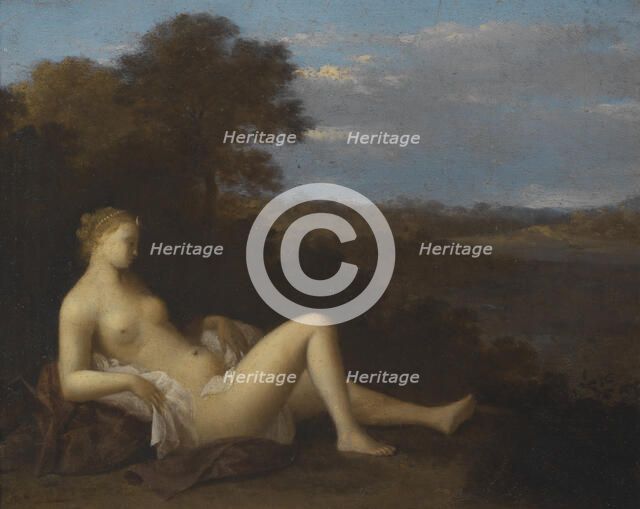 Resting Diana, 1660. Creator: Toussaint Gelton.