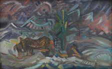 Resting Farmers, 1940-1944. Creator: Arnold Peter Weisz-Kubincan