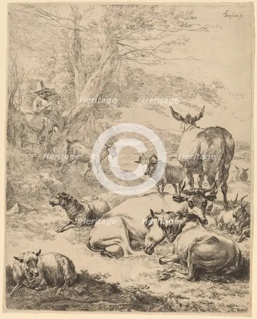 Resting Herd. Creator: Nicolaes Berchem.