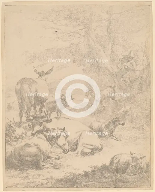 Resting Herd. Creator: Nicolaes Berchem.